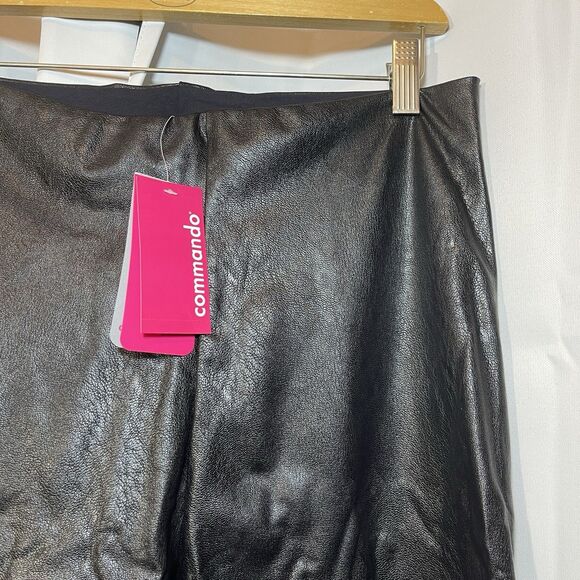 Commando Pants - *NEW w/ Tags* COMMANDO Faux Leather Leggings Black Size XL $118 Retail!